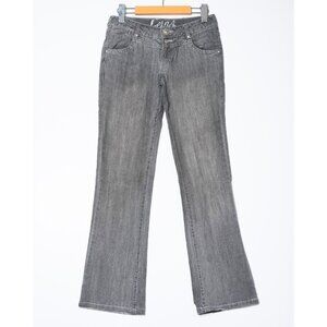 Levi's Womens 27x30 Low Rise Bootcut Jeans Diamond Accents Grey